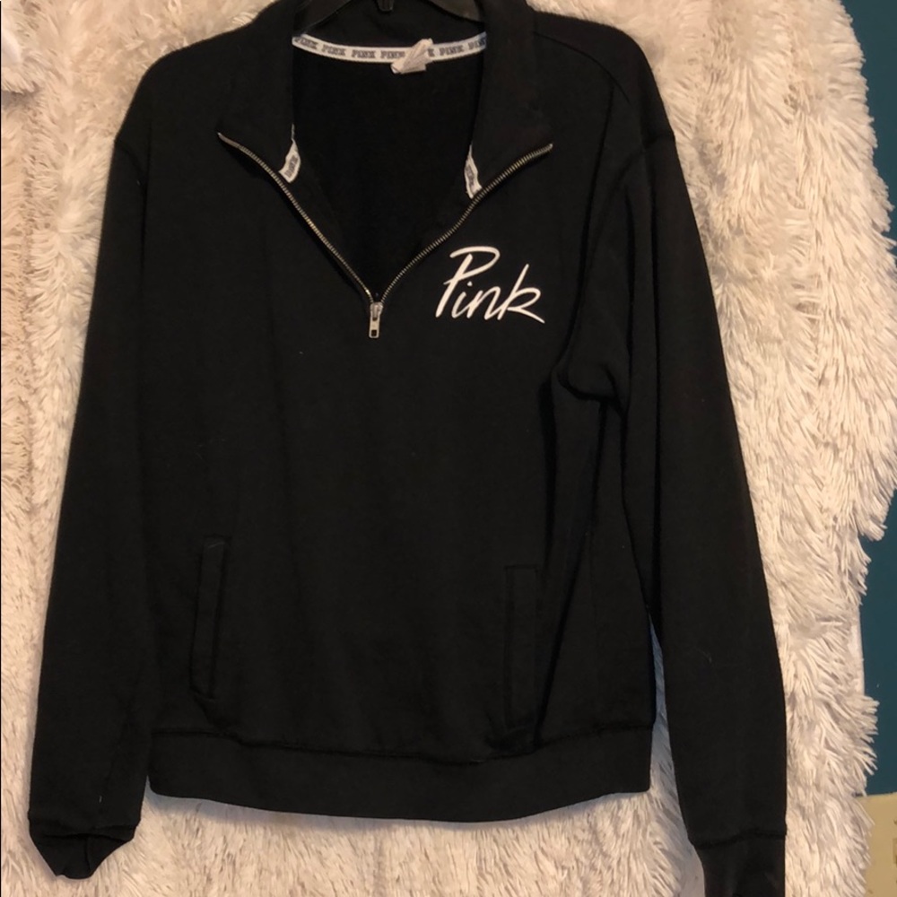 PINK Black Sweatshirt